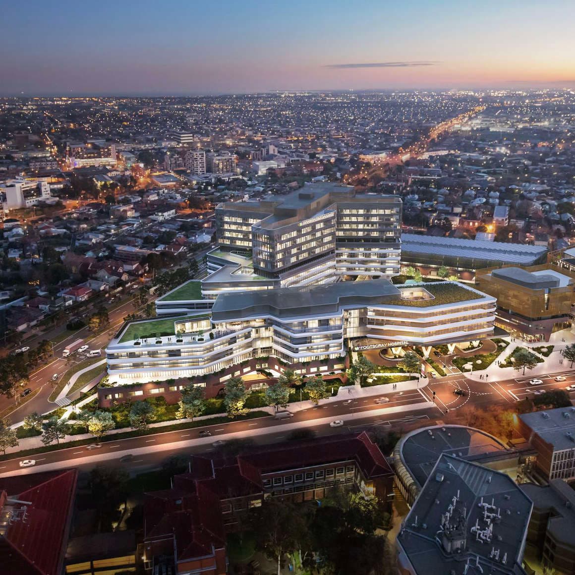 New Footscray Hospital takes shape image
