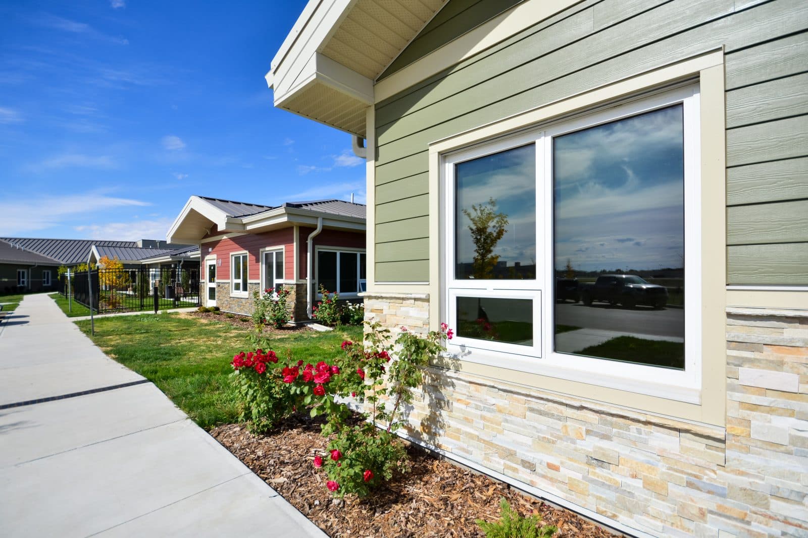 Exterior image of a10-bed long-term care house 