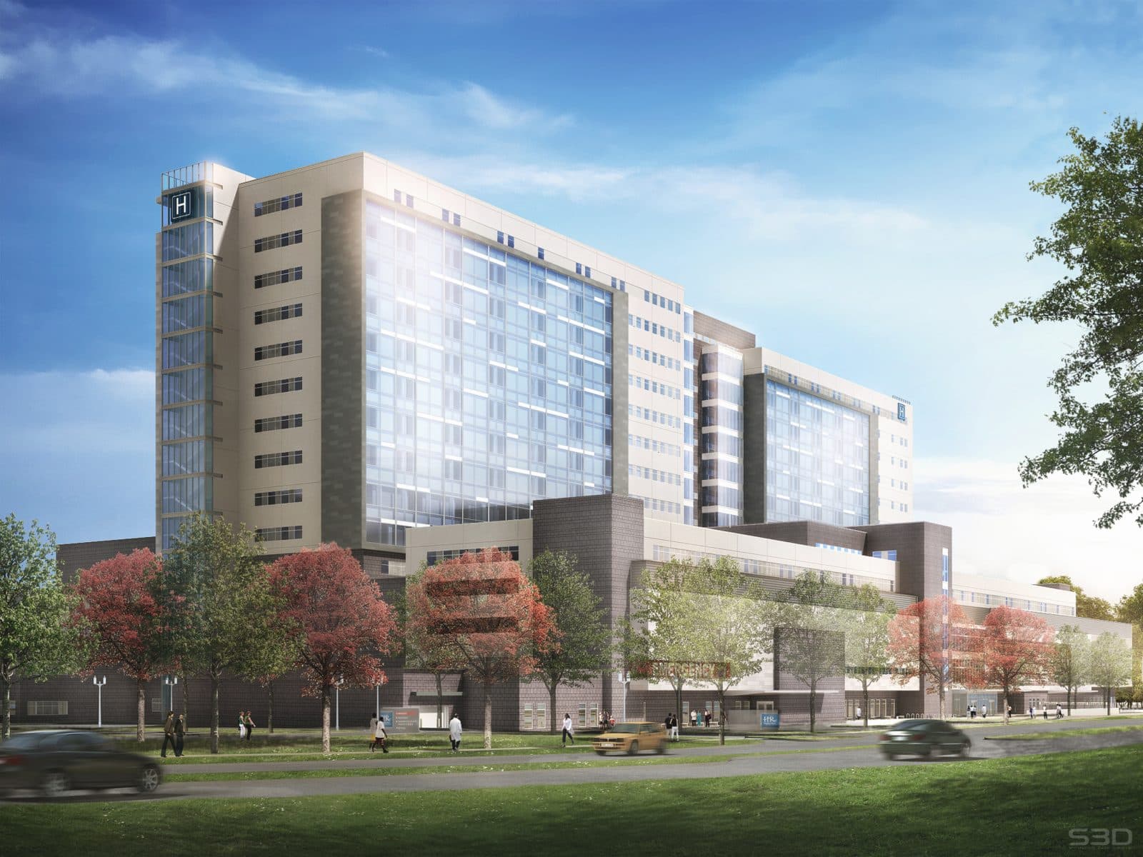 Artist's rendering of the new Humber River Hospital