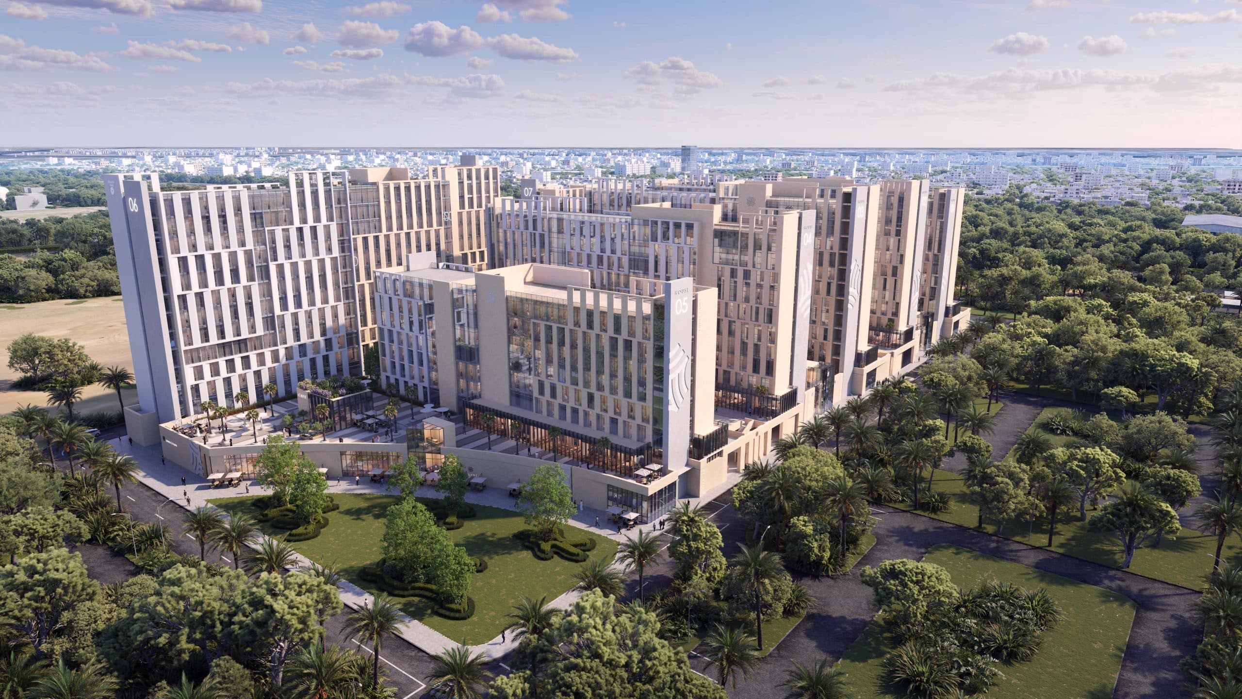 Khalifa University Student Accommodation render