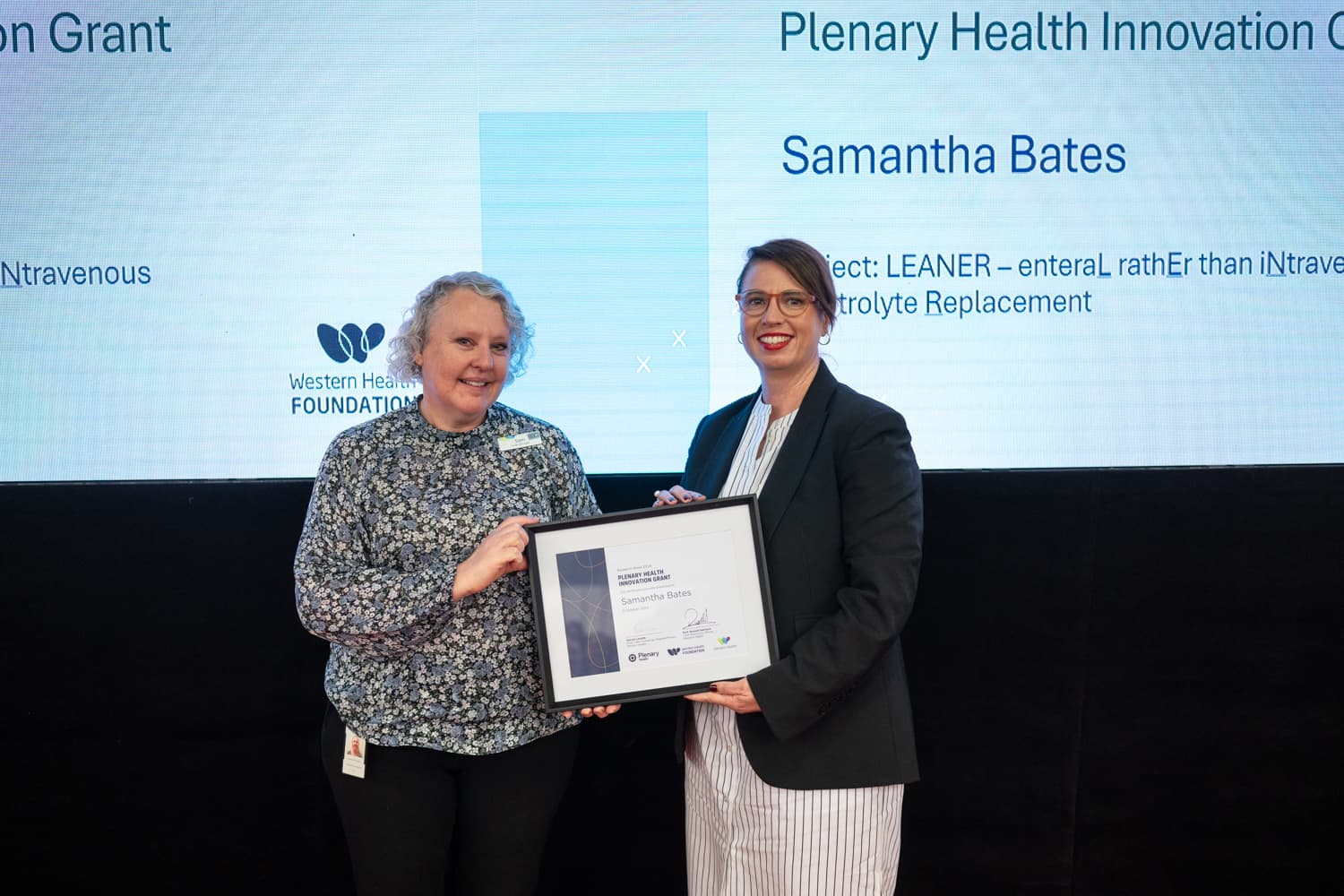 L-R: Samantha Bates and Clare Shiell 