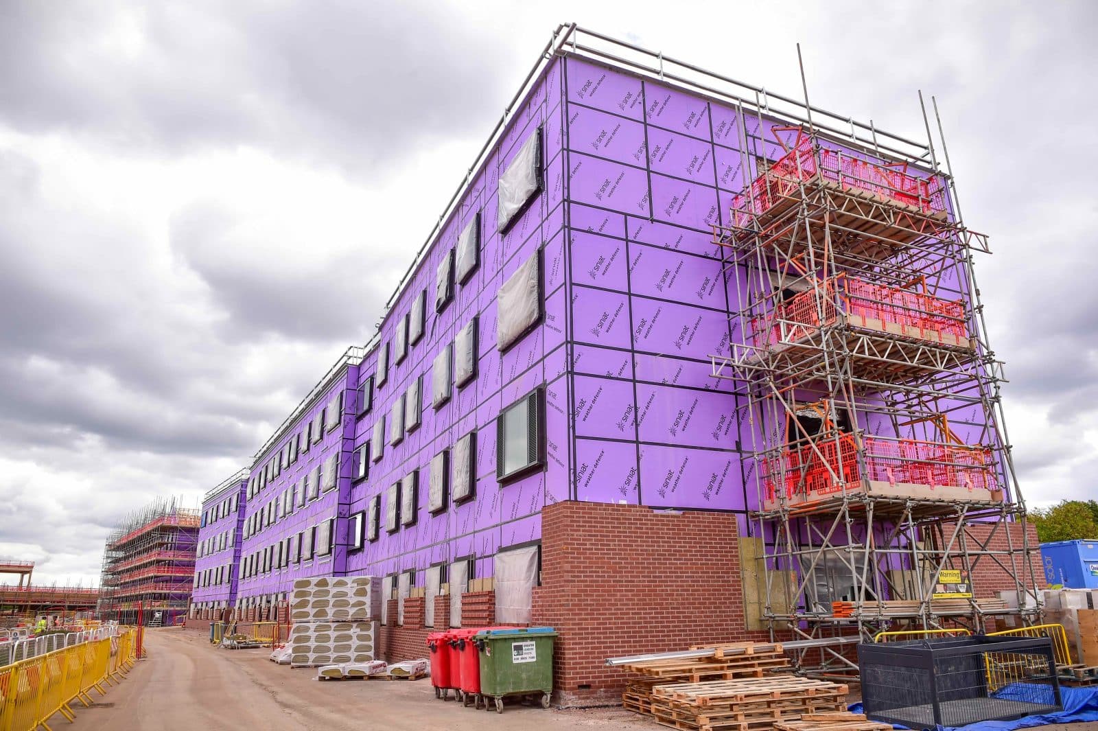 Staffordshire University Student Village tops out