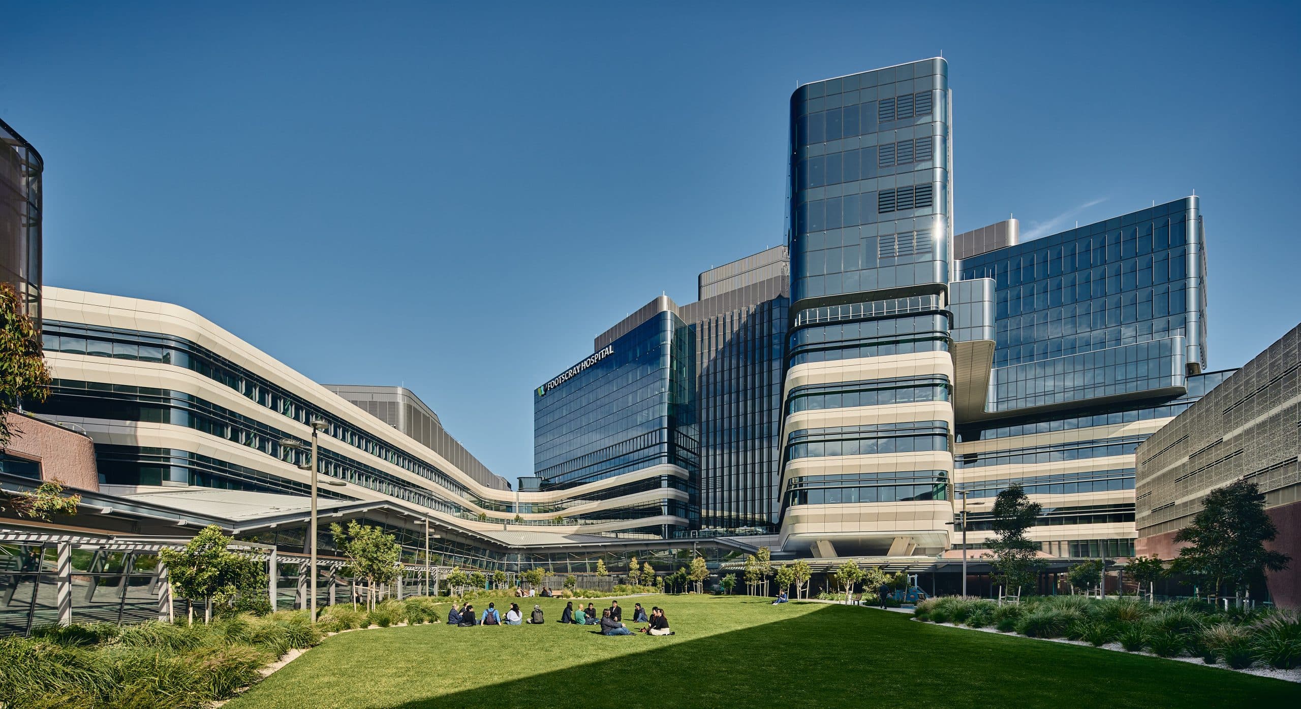 New Footscray Hospital village green
