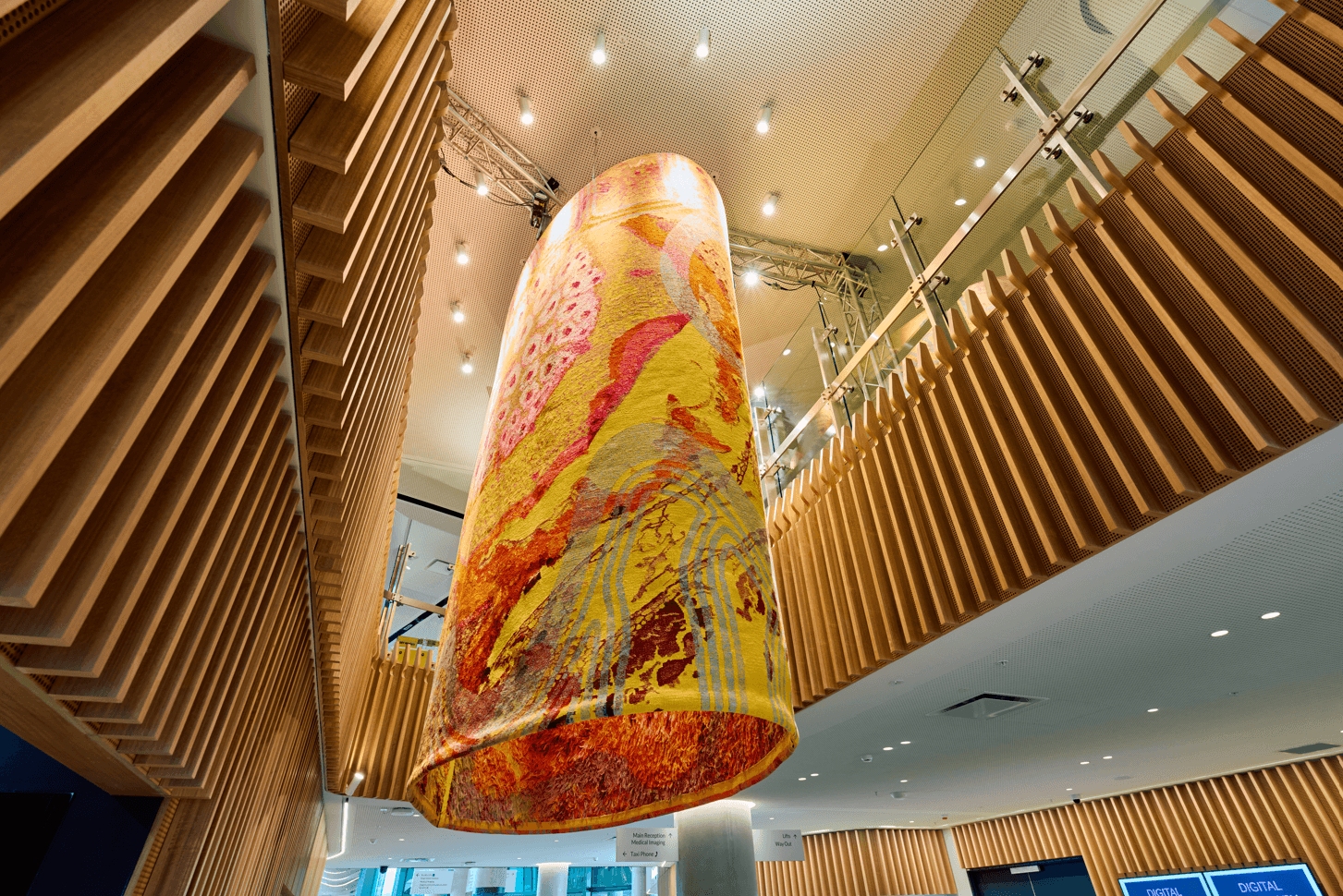 New Footscray Hospital tapestry installation