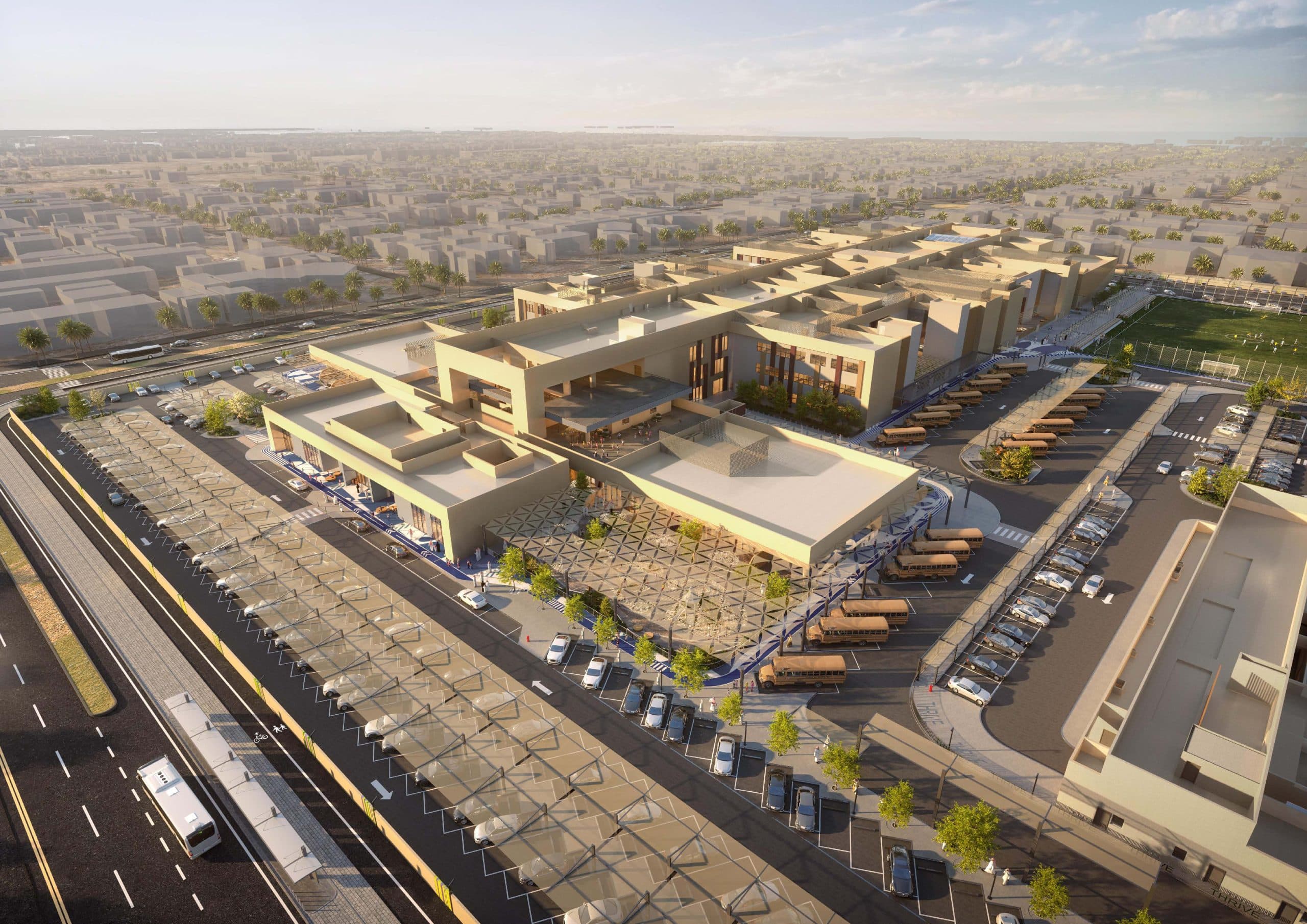 Khalifa City School artist impression