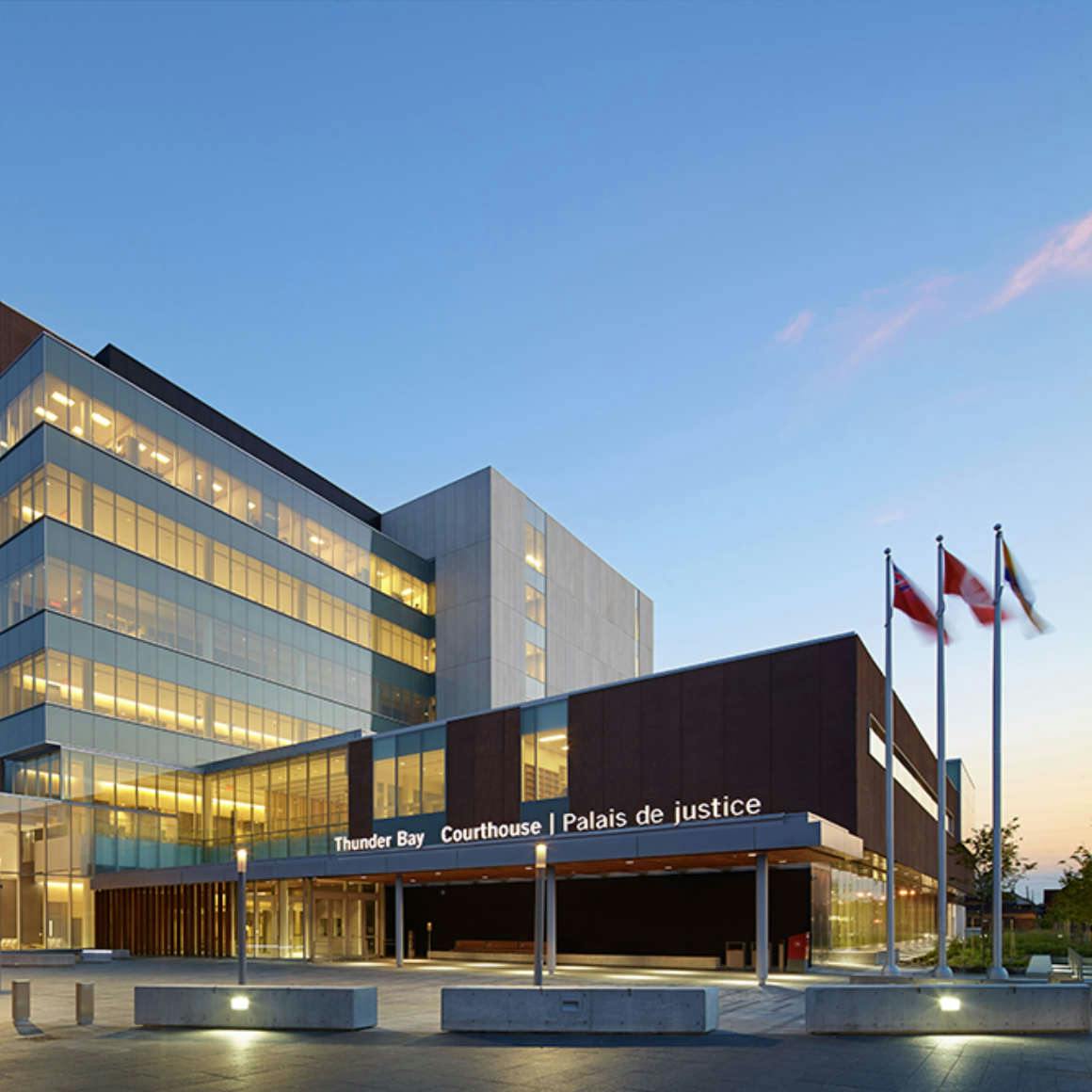 Plenary achieves substantial completion on Thunder Bay Consolidated Courthouse image