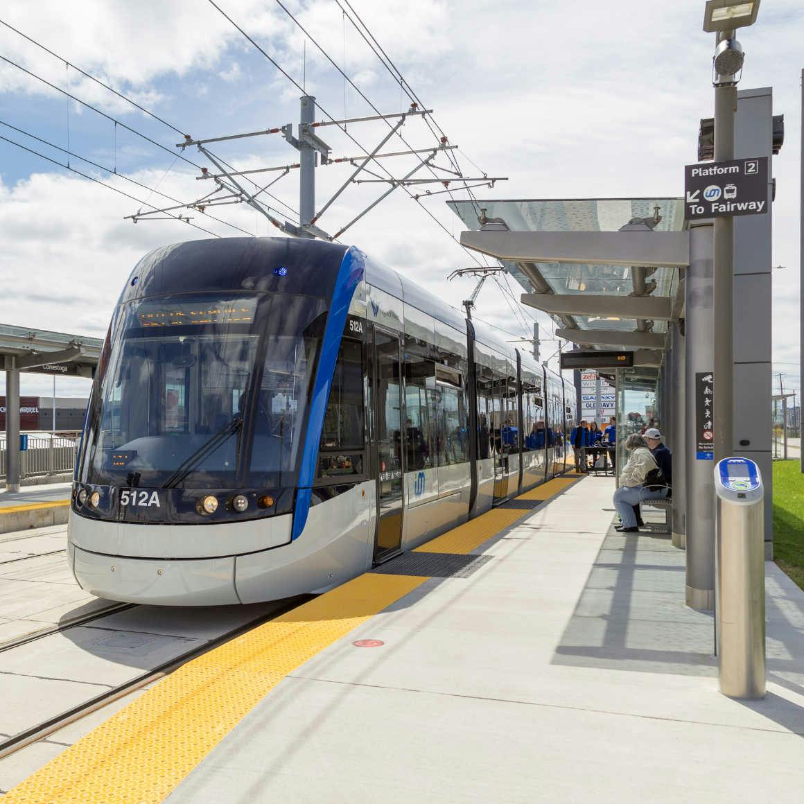 Waterloo light rail open for service image