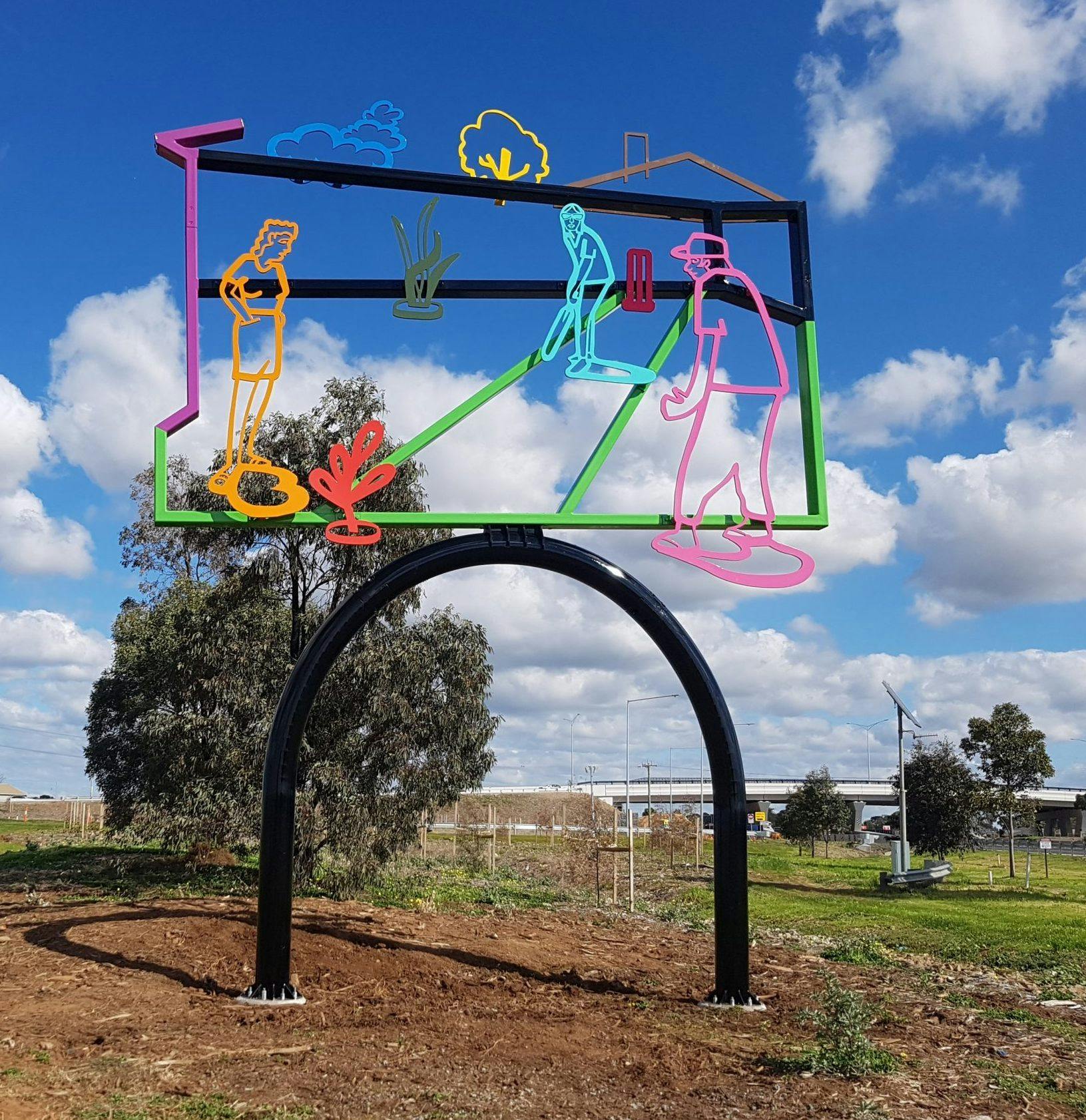 Leaving a legacy: Western Roads Upgrade sculpture unveiled image