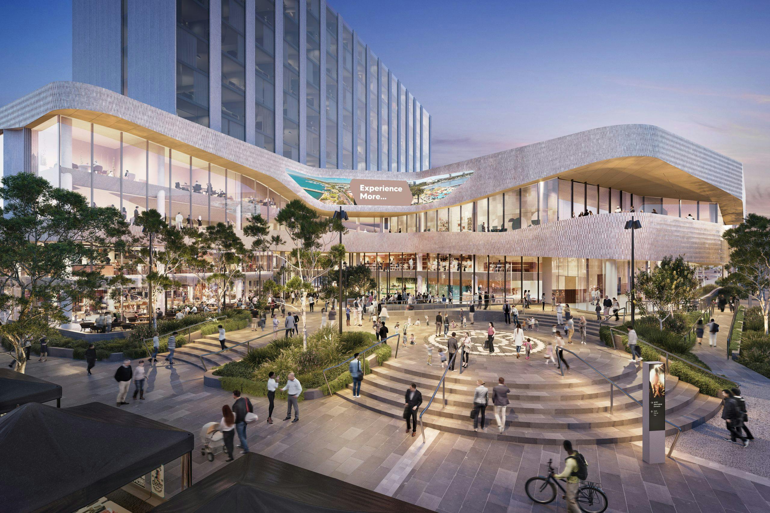 A render of Nyaal Banyul Geelong Convention and Event Centre